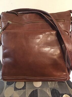 Lederbuck Brown Leather Crossbody
